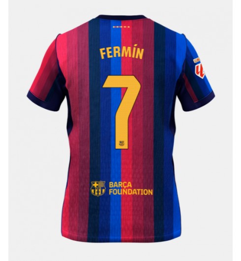 Barcelona Fermin Lopez #7 Domácí Dres 2026-27 Krátký Rukáv Barcelona Fermin Lopez #7 Domácí Dres 2026-27 Krátký Rukáv
